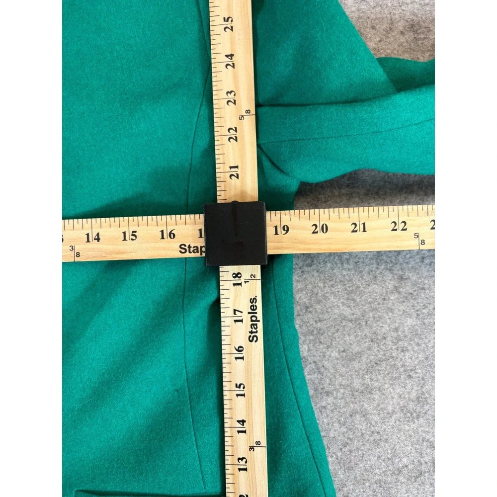 Vintage Pendleton Wool Blazer Jacket Womens Green V Neck Sport Coat 70s Classic